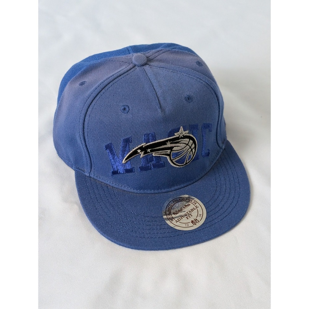Mitchell & Ness Orlando Magic Hat Blue Core Basic Snapback - Picture 2 of 7